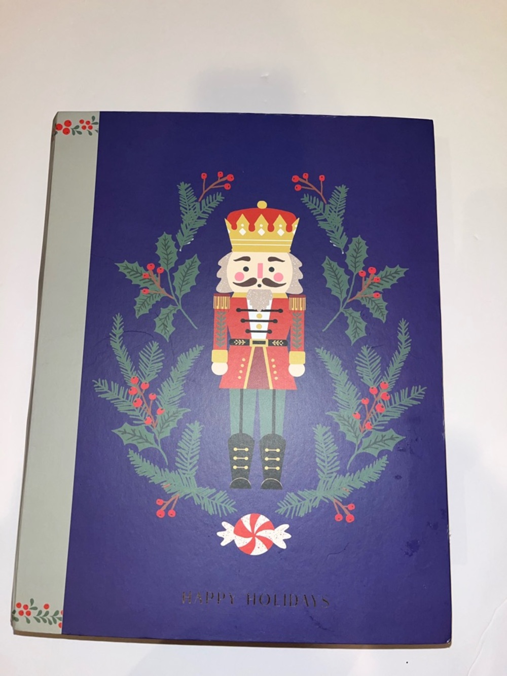 Holiday Nutcracker Gift Box - Navy & Red